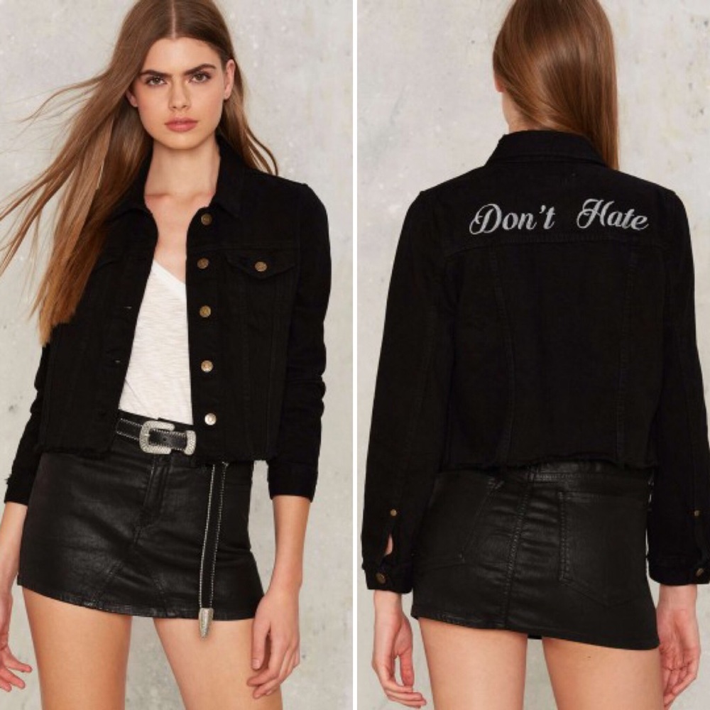 Nasty Gal Don't Hate Denim Jacket